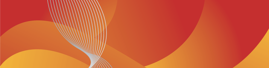 abstract design in orange, yellow, red and white