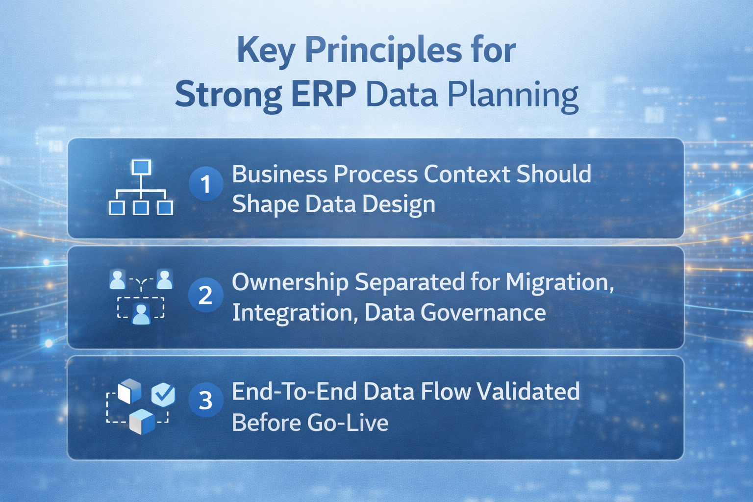 Key Principles for Strong ERP Data Planning
