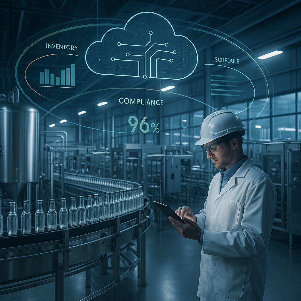 Cloud ERP Benefits for Beverage Production: How Beverage Manufacturers Gain Efficiency and Scale