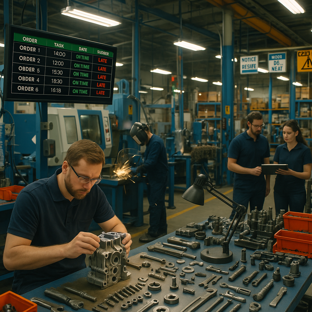 How ERP Software Transforms Production Planning in Discrete Manufacturing